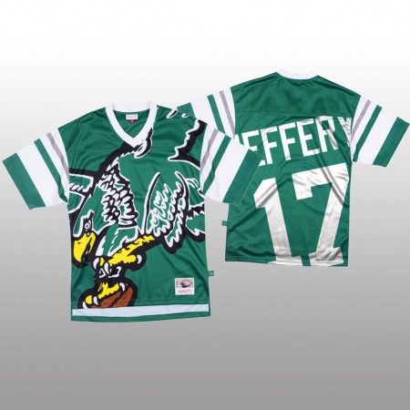 NFL Philadelphia Eagles #17 Alshon Jeffery Green Men's Mitchell & Nell Big Face Fashion Limited NFL Jersey