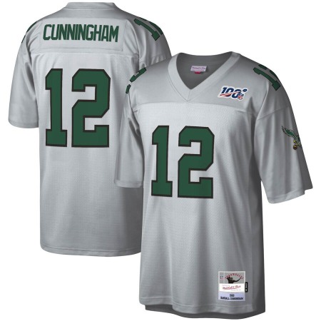 Philadelphia Eagles #12 Randall Cunningham Mitchell & Ness NFL 100 Retired Player Platinum Jersey