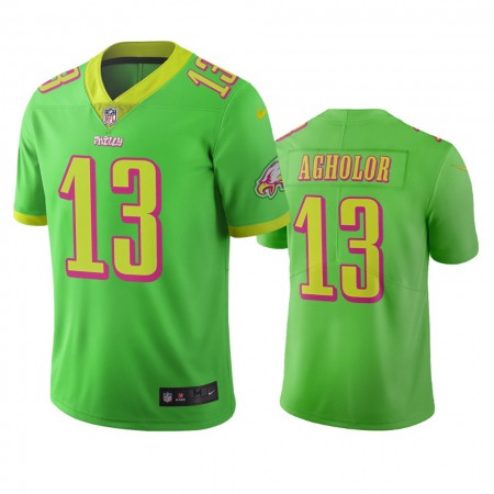 Philadelphia Eagles #13 Nelson Agholor Green Vapor Limited City Edition NFL Jersey