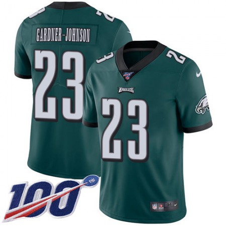 Nike Eagles #23 C.J. Gardner-Johnson Green Team Color Men's Stitched NFL 100th Season Vapor Untouchable Limited Jersey