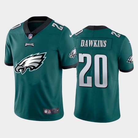 Philadelphia Eagles #20 Brian Dawkins Green Men's Nike Big Team Logo Vapor Limited NFL Jersey