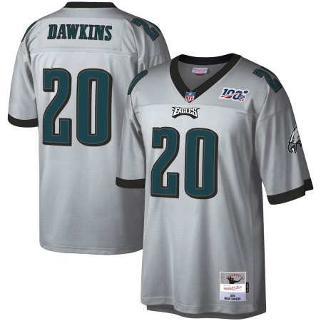 Philadelphia Eagles #20 Brian Dawkins Mitchell & Ness NFL 100 Retired Player Platinum Jersey