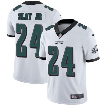 Nike Eagles #24 Darius Slay Jr White Men's Stitched NFL Vapor Untouchable Limited Jersey