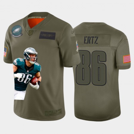 Philadelphia Eagles #86 Zach Ertz Nike Team Hero 4 Vapor Limited NFL Jersey Camo