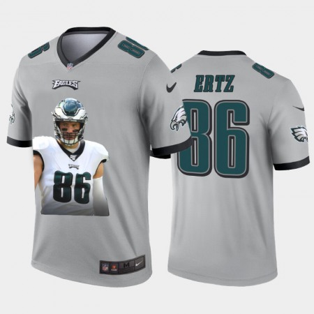 Philadelphia Eagles #86 Zach Ertz Nike Team Hero 4 Vapor Limited NFL Jersey Grey