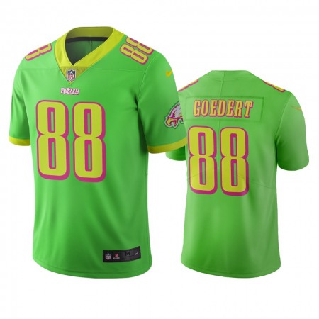 Philadelphia Eagles #88 Dallas Goedert Green Vapor Limited City Edition NFL Jersey