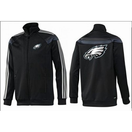 NFL Philadelphia Eagles Team Logo Jacket Black_4