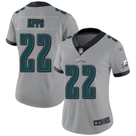 Nike Eagles #22 Marcus Epps Silver Women's Stitched NFL Limited Inverted Legend Jersey