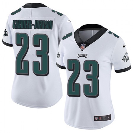 Nike Eagles #23 C.J. Gardner-Johnson White Women's Stitched NFL Vapor Untouchable Limited Jersey