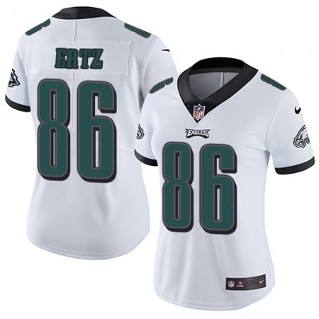 Nike Eagles #86 Zach Ertz White Women's Stitched NFL Vapor Untouchable Limited Jersey