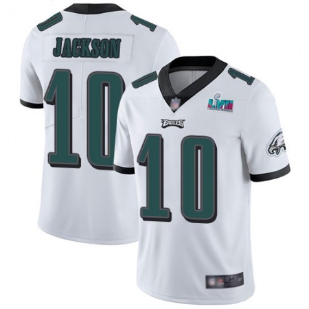 Nike Eagles #10 DeSean Jackson White Super Bowl LVII Patch Youth Stitched NFL Vapor Untouchable Limited Jersey