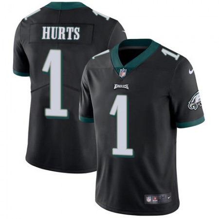 Nike Eagles #1 Jalen Hurts Black Alternate Youth Stitched NFL Vapor Untouchable Limited Jersey