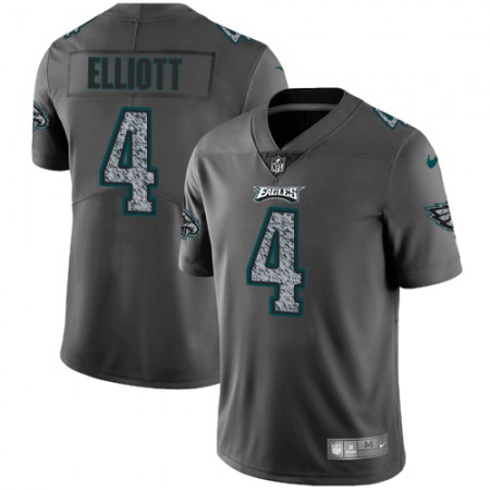 Nike Eagles #4 Jake Elliott Gray Static Youth Stitched NFL Vapor Untouchable Limited Jersey