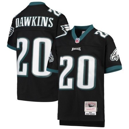 Youth Philadelphia Eagles #20 Brian Dawkins Mitchell & Ness Black 2004 Legacy Retired Player Jersey